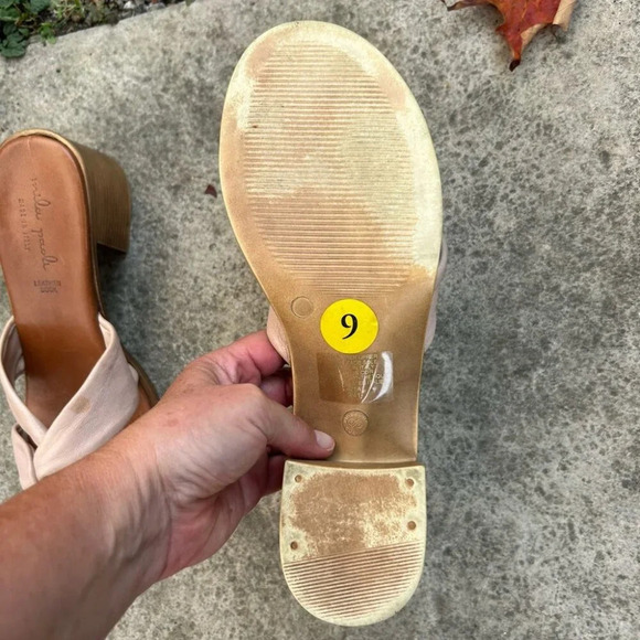 Mila Paoli pink twist platform sandals, size 9 - Picture 11 of 11